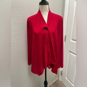 Apt. 9 Light Sweater/Duster - Size M - Red - EUC